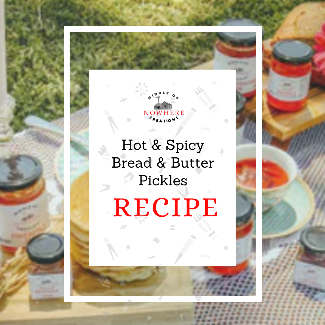 Hot & Spicy Bread & Butter Pickles Gourmet Preserve Recipe – PDF Download