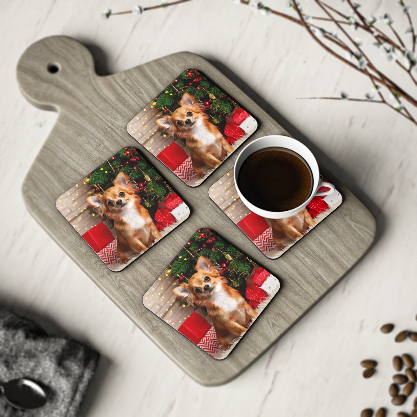 Pixie's Christmas Coasters