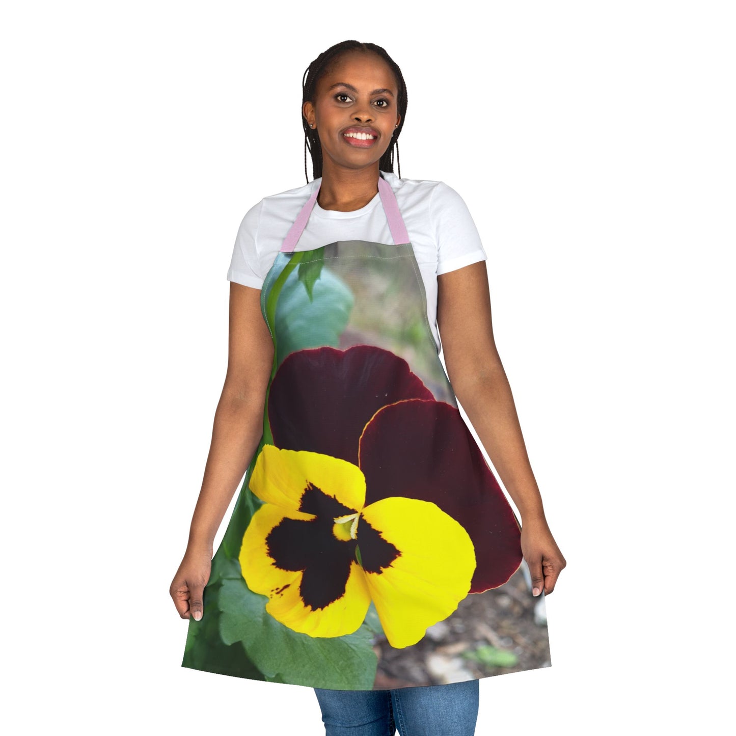 Pansy Flower Apron