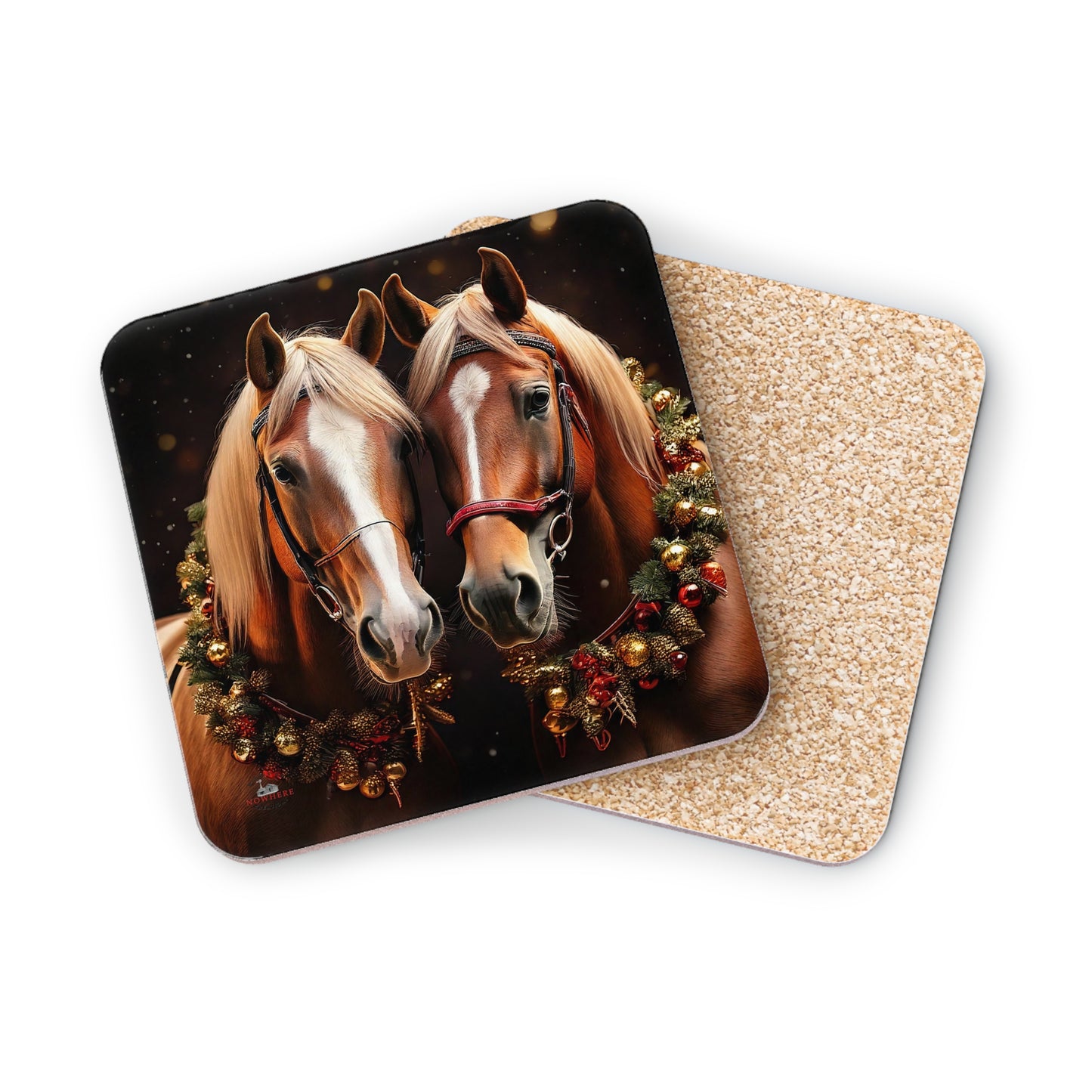 Sundance & Delta's Christmas Coasters