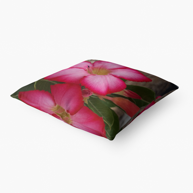 Desert Rose Premium Hypoallergenic Throw Pillow