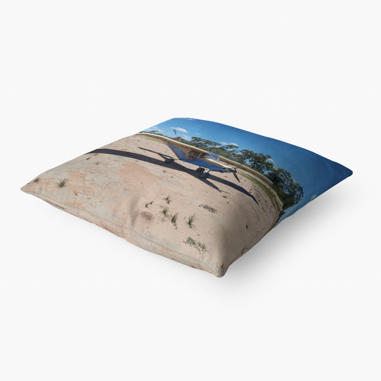Flying Time Throw Pillow / Cushion