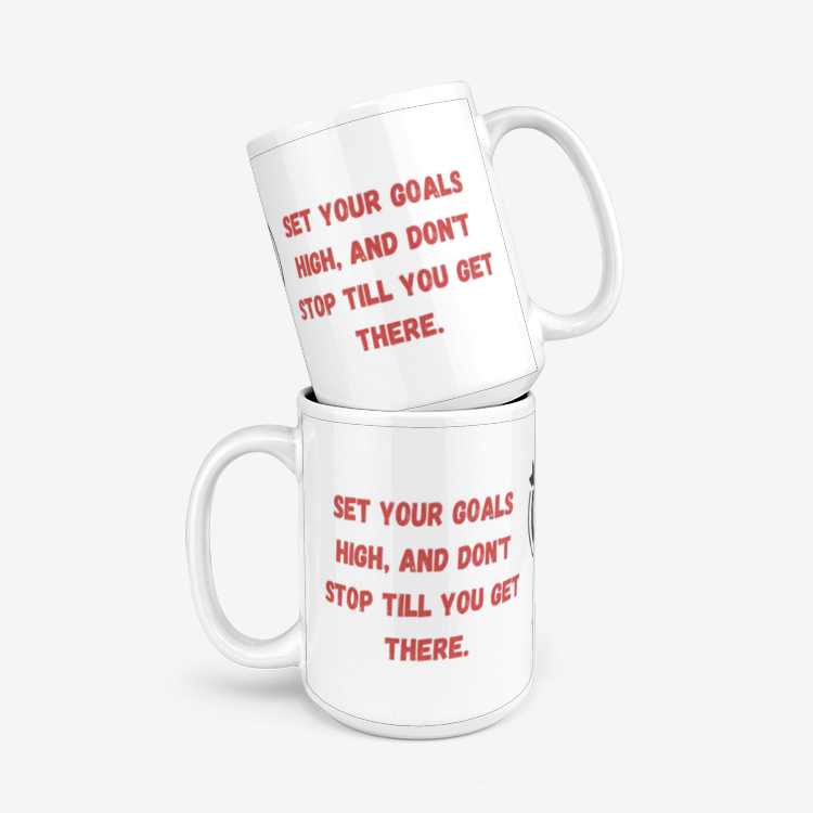 Set Your Goals High Ceramic Mug 330ml