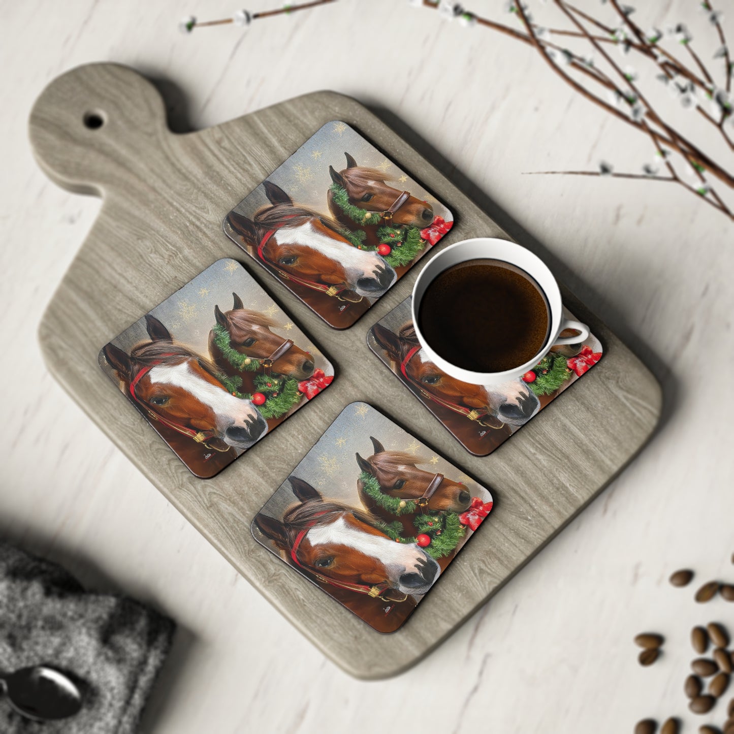 Ruby & Honey's Christmas Coasters