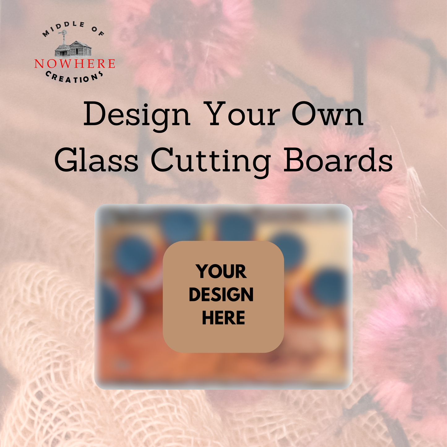 Custom Design Glass Cutting Board