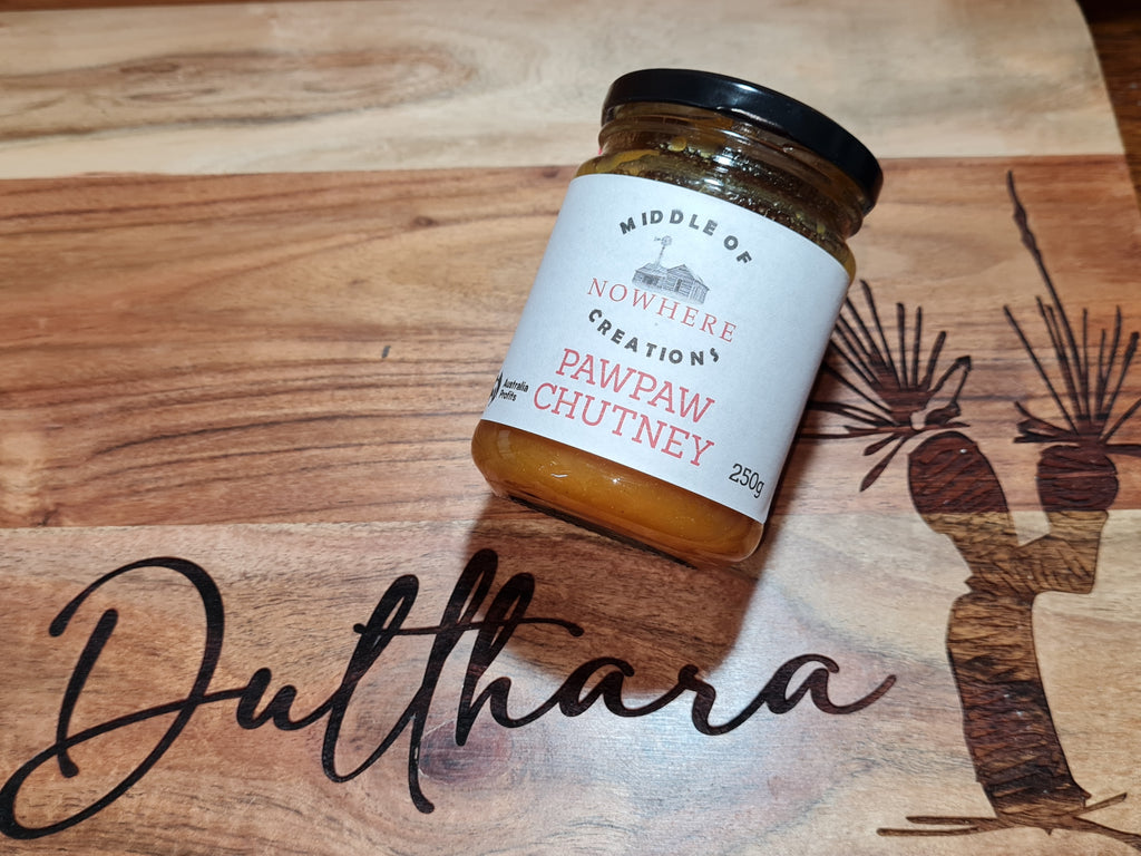 Pawpaw Chutney 250g - Middle Of Nowhere Creations