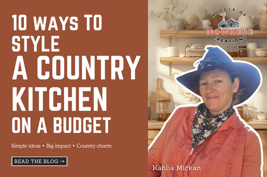 10 Ways to Style a Country Kitchen on a Budget