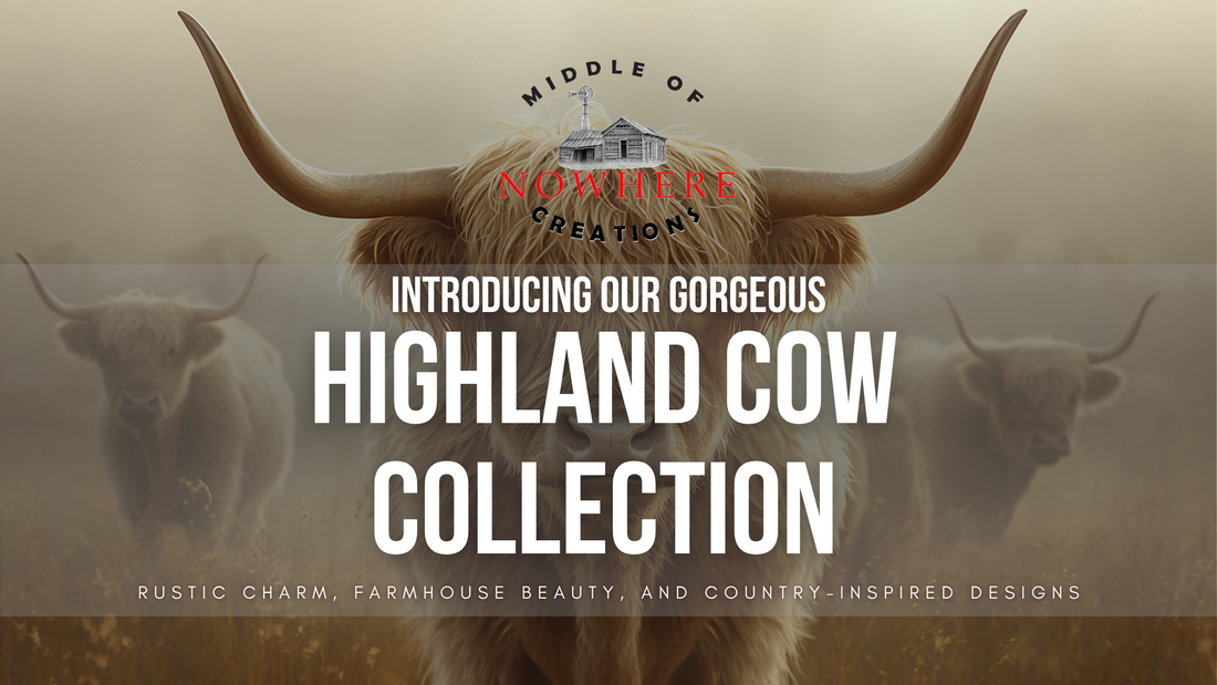 Cows in the Country: Introducing Our Gorgeous New Highland Cow Collection