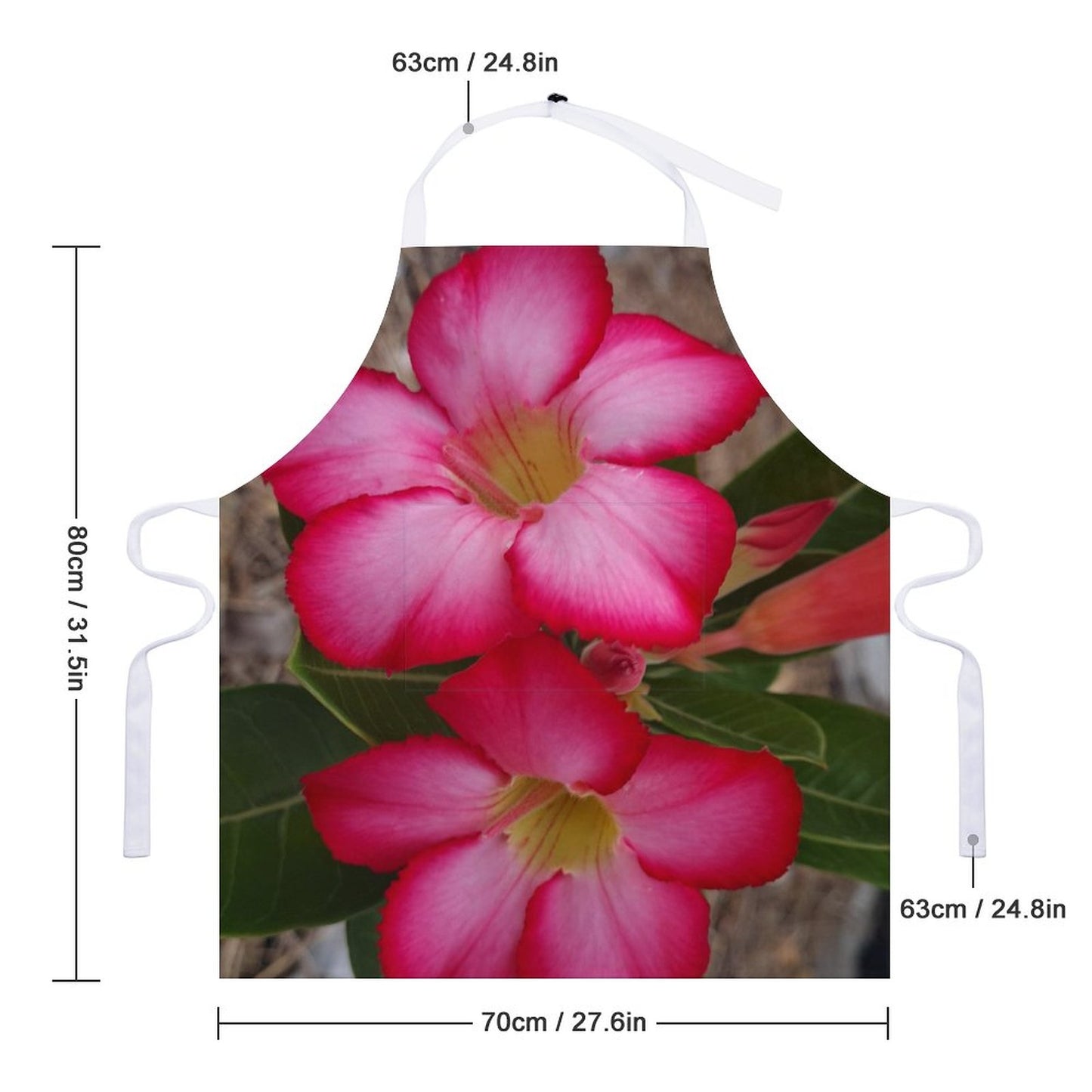 Desert Rose Adult Apron with Pocket