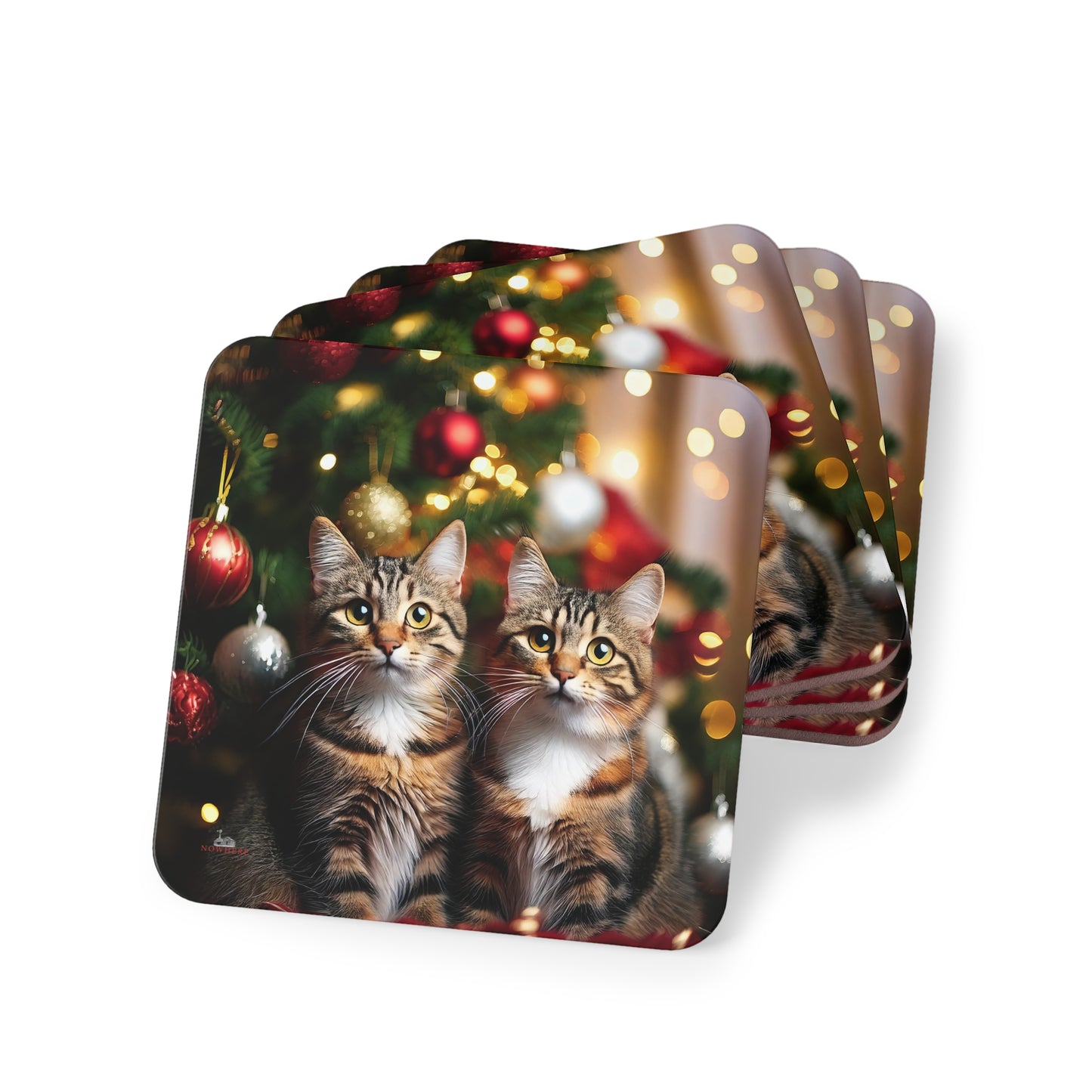 Max & Shadow's Christmas Coasters