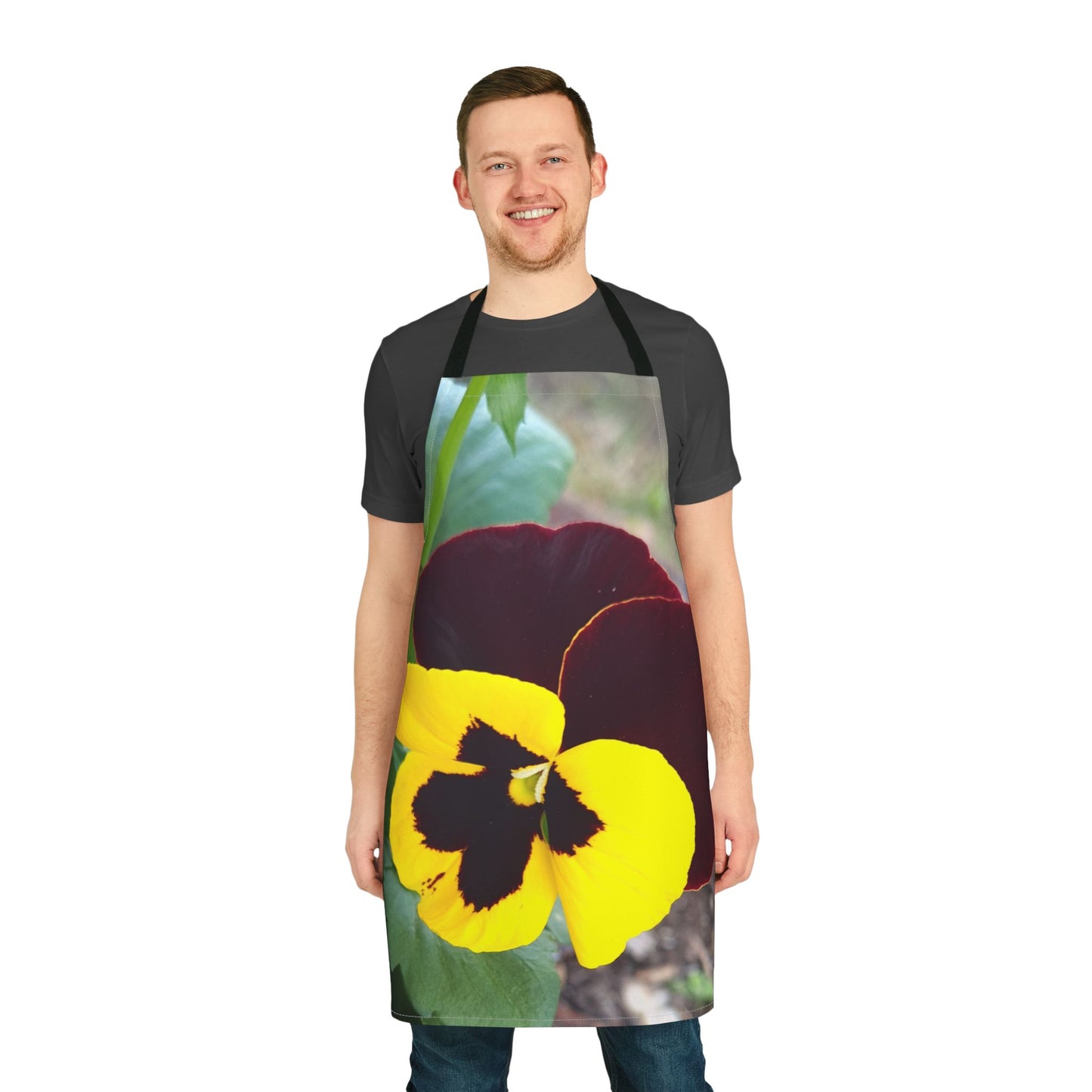 Pansy Flower Apron