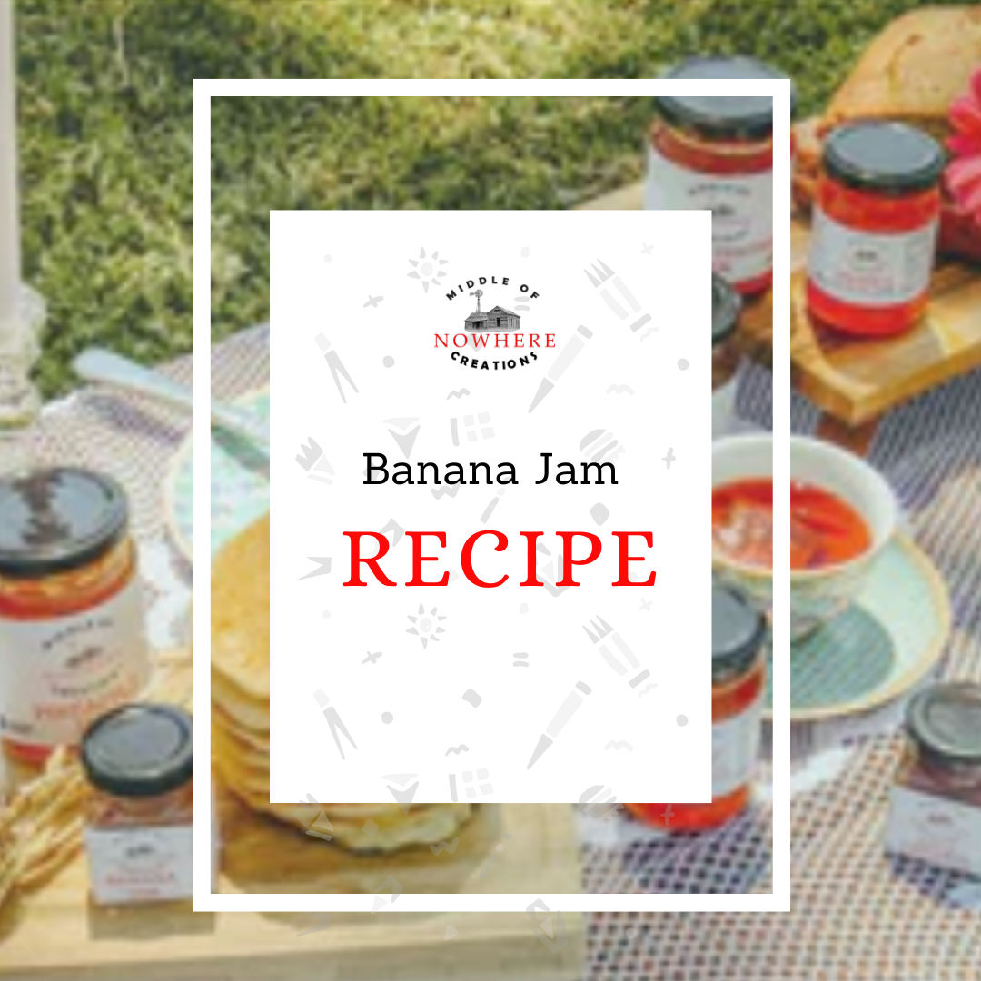 Banana Jam Gourmet Preserve Recipe – PDF Download