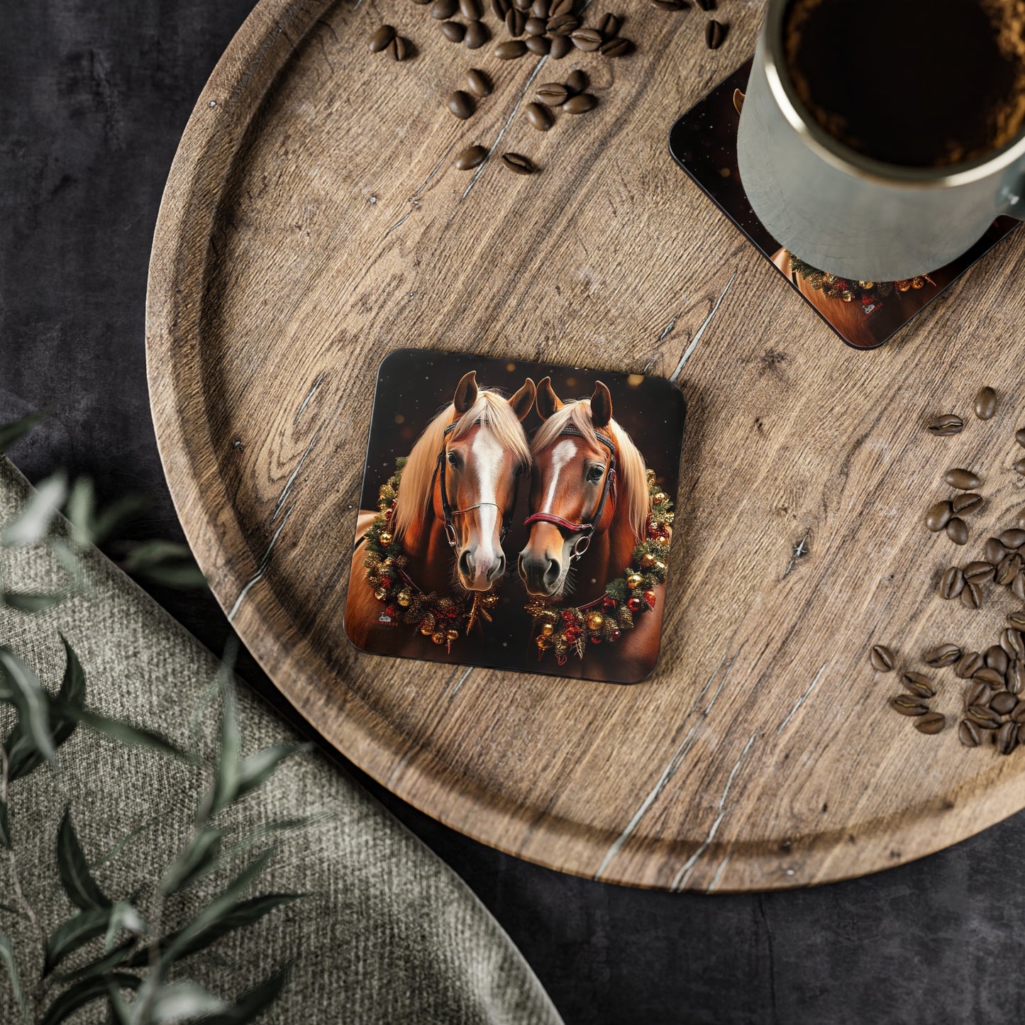 Sundance & Delta's Christmas Coasters