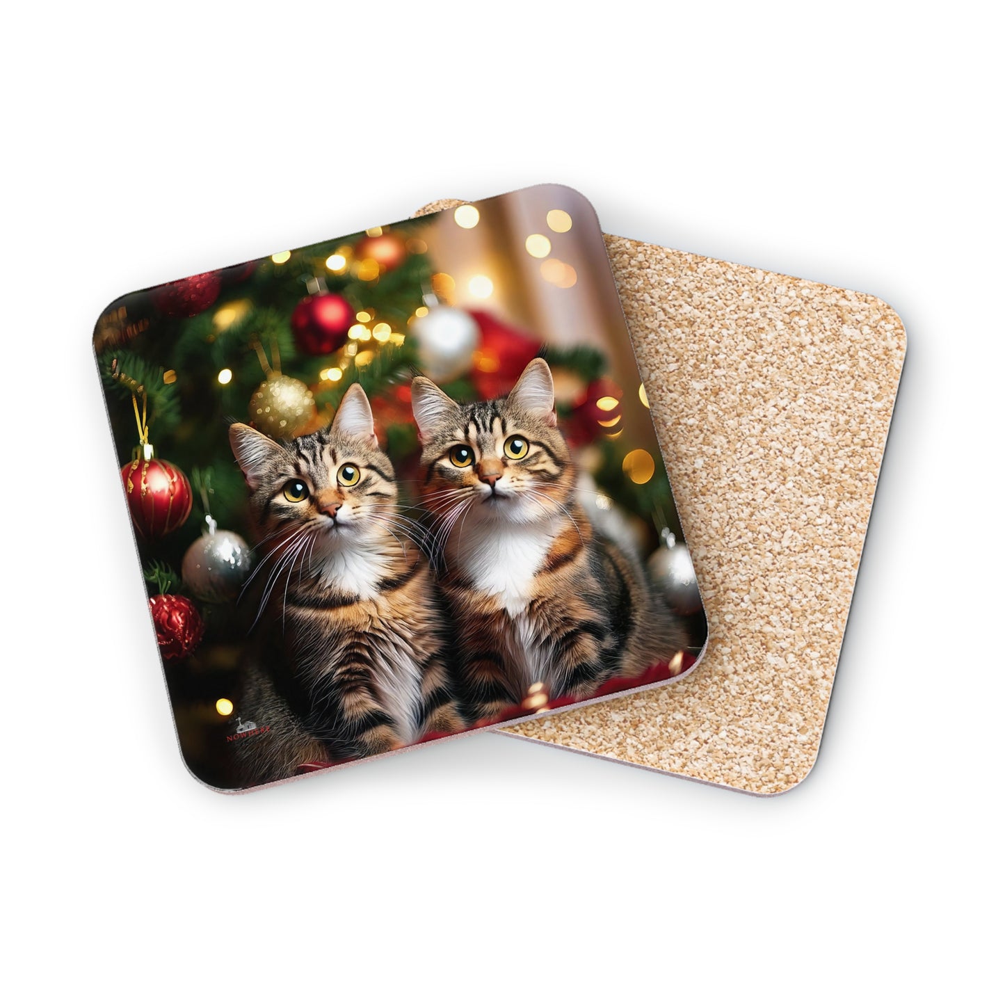 Max & Shadow's Christmas Coasters