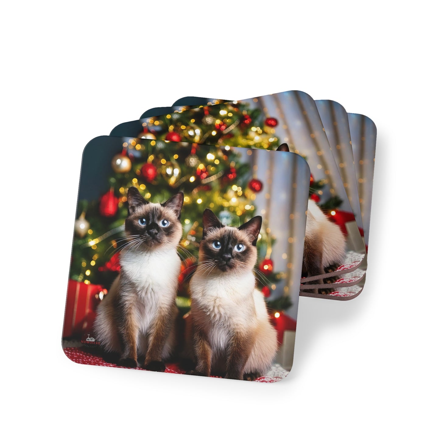 Sophie & Mocha's Christmas Coasters