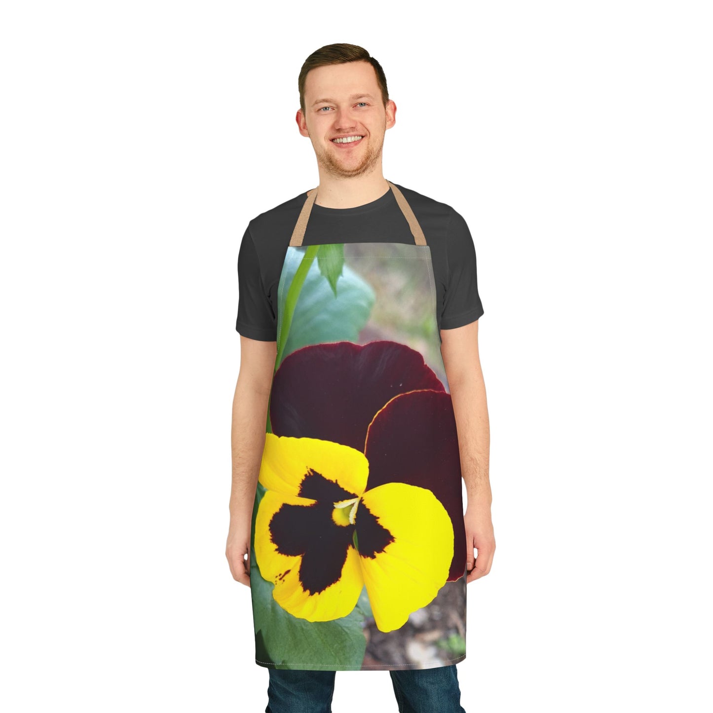 Pansy Flower Apron