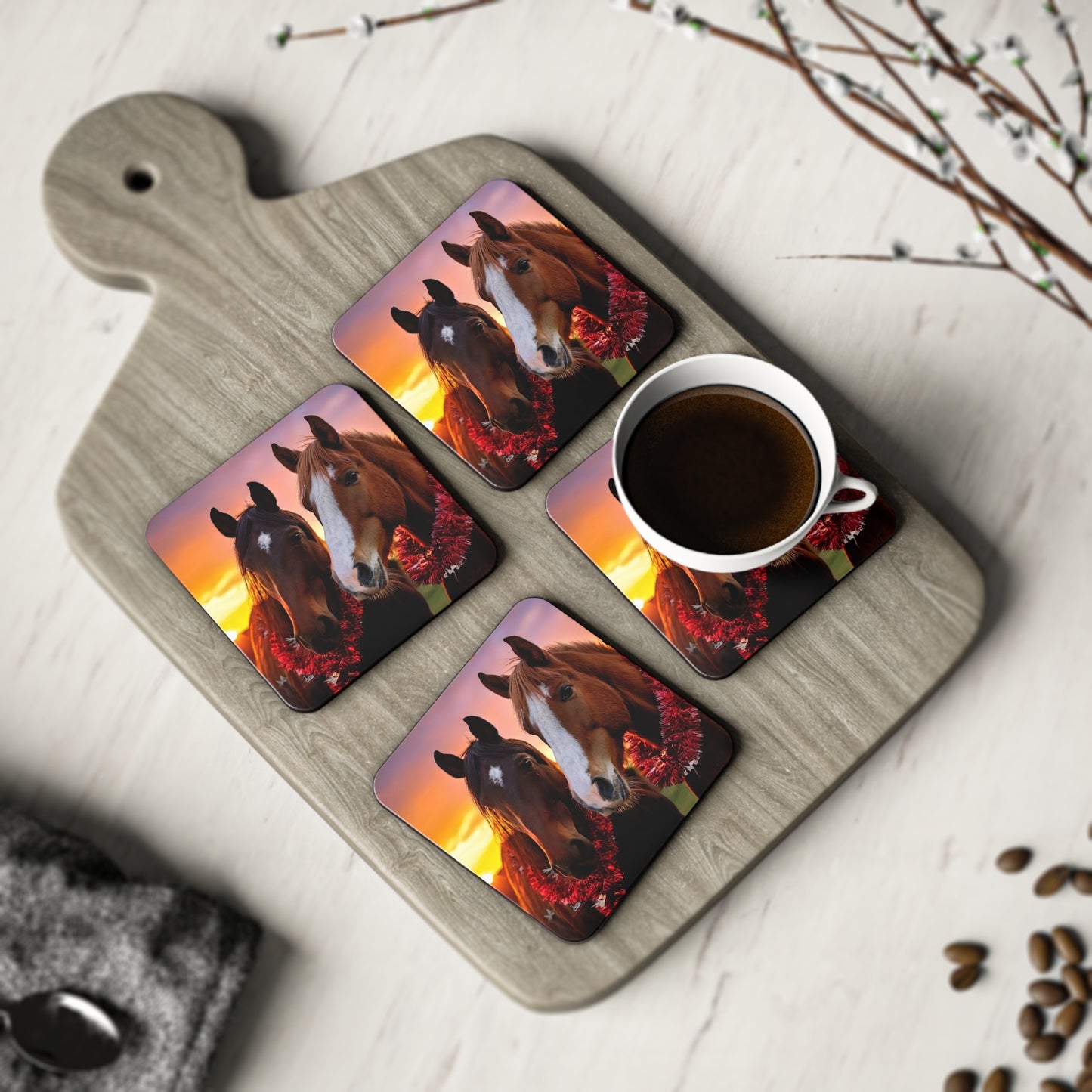 Amber & Scout's Christmas Coasters
