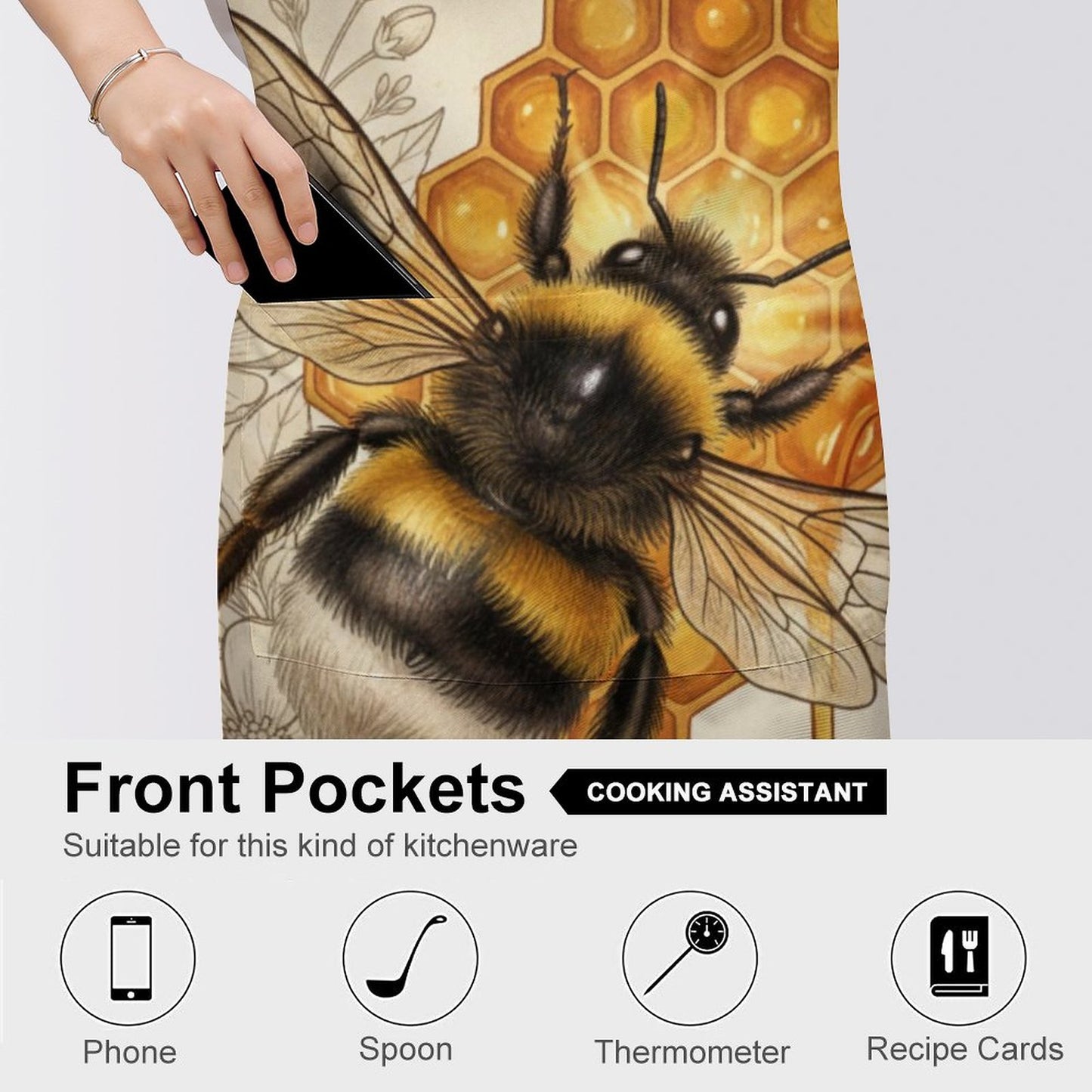 Maria Adult Apron with Pocket