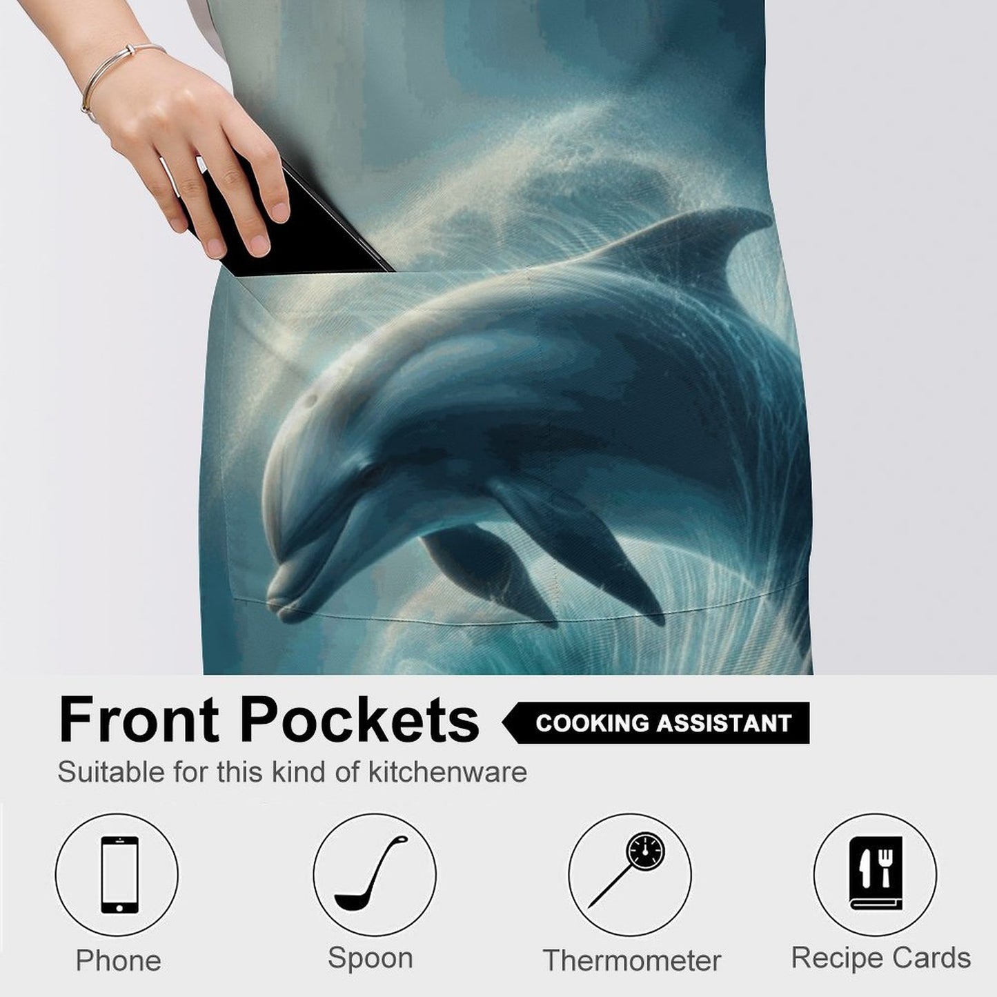 Diana Adult Apron with Pocket