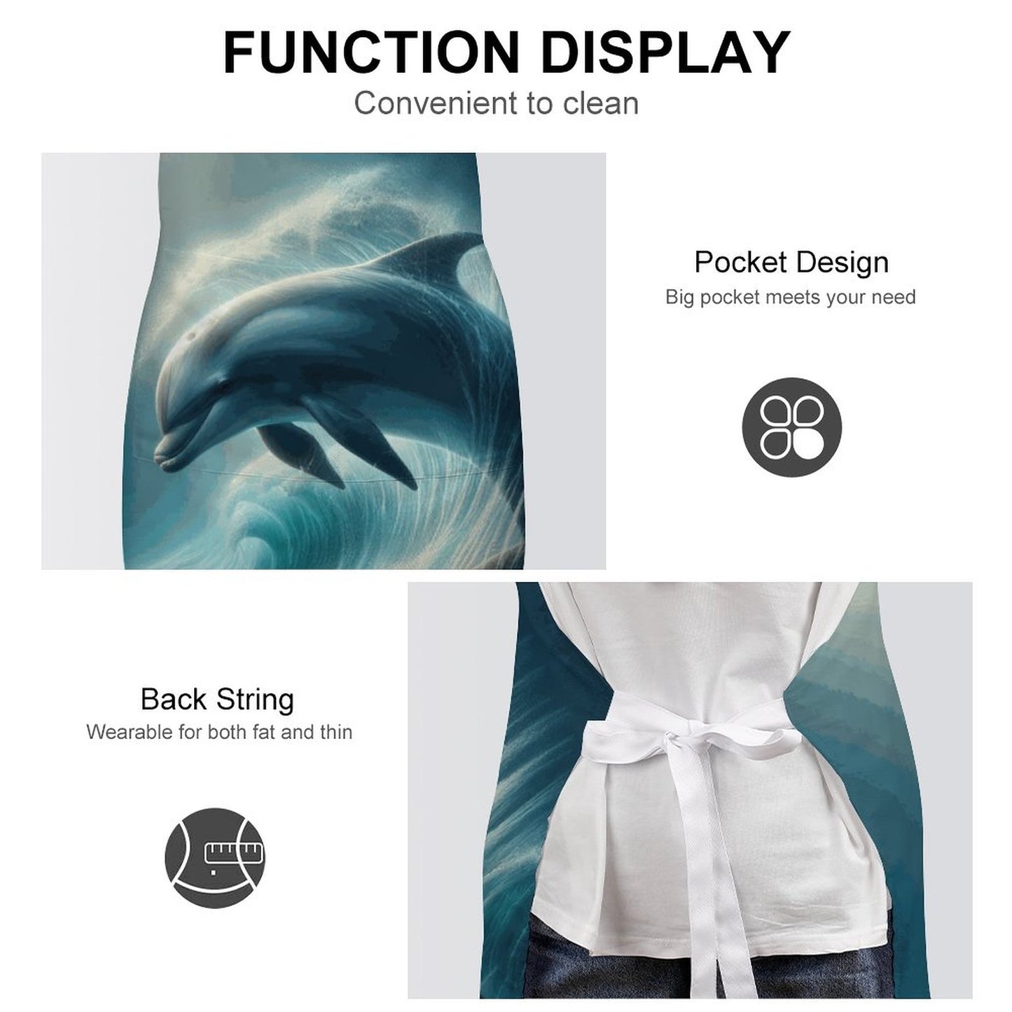 Diana Adult Apron with Pocket
