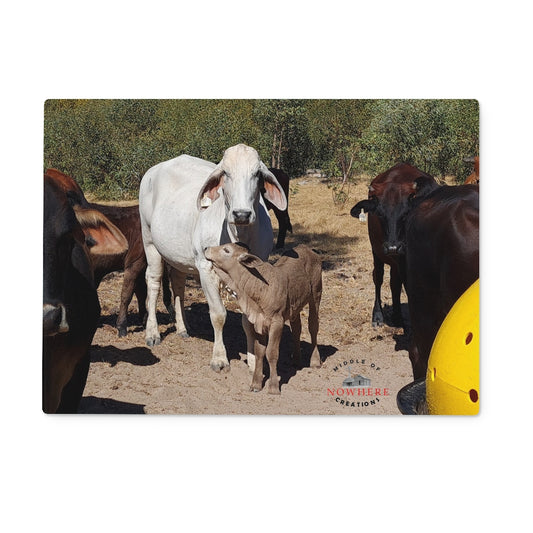 Mum & Baby Glass Chopping Board