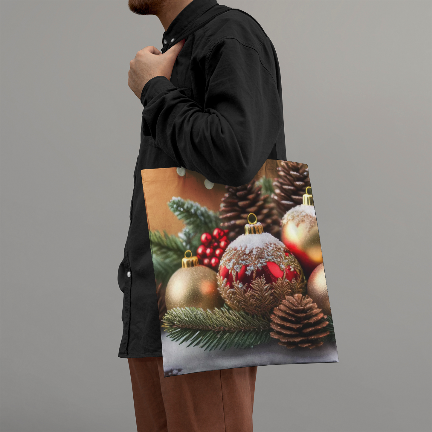 Charlotte's Christmas Natural Canvas Tote Bag