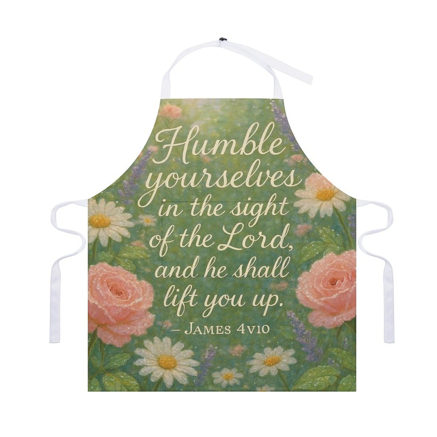 Humble Yourselves Adult Apron with Pocket