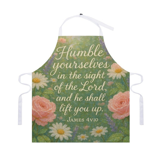 Humble Yourselves Adult Apron with Pocket