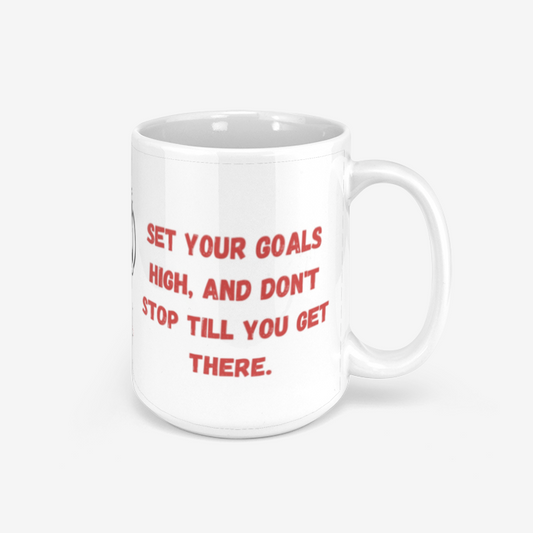 Set Your Goals High Ceramic Mug 330ml