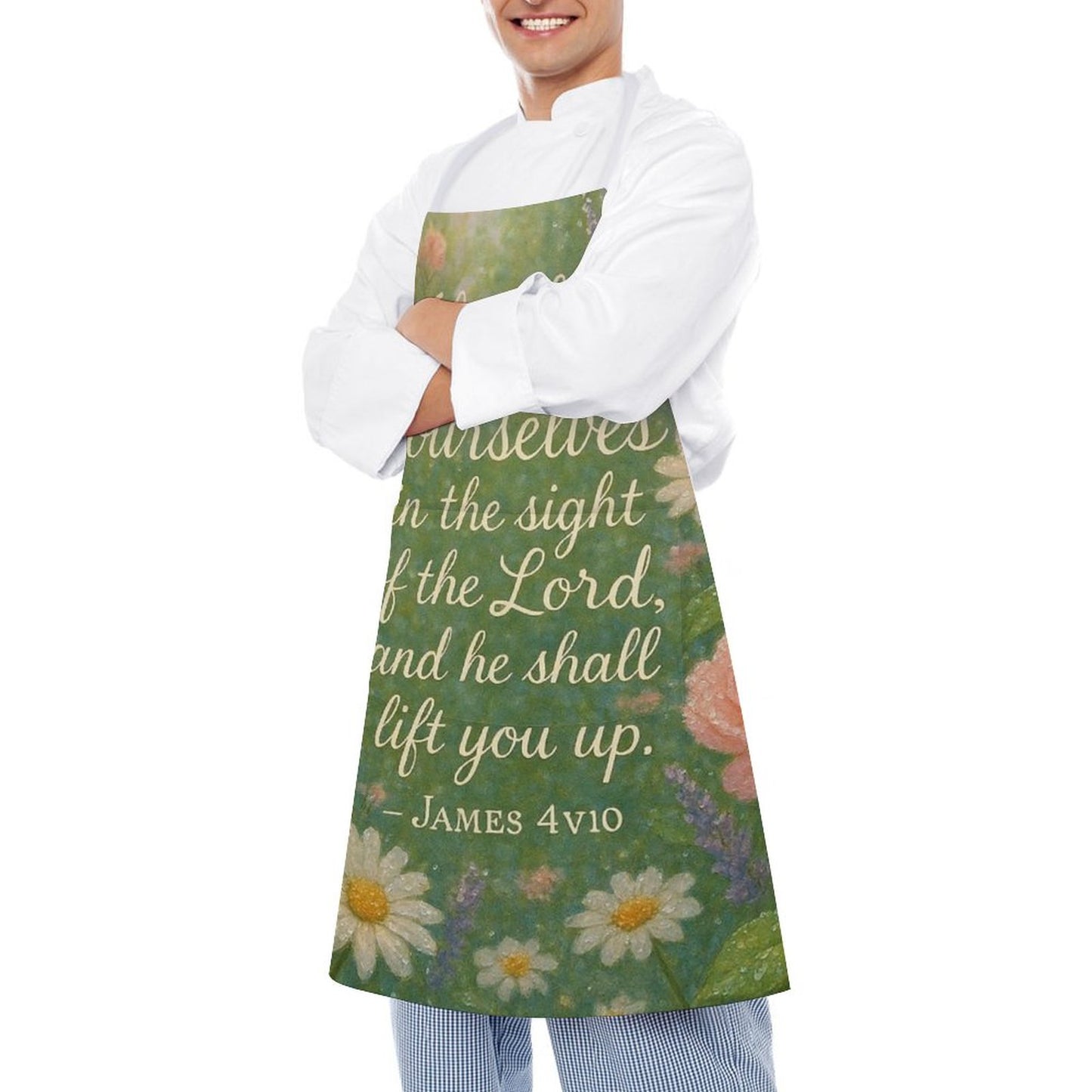 Humble Yourselves Adult Apron with Pocket