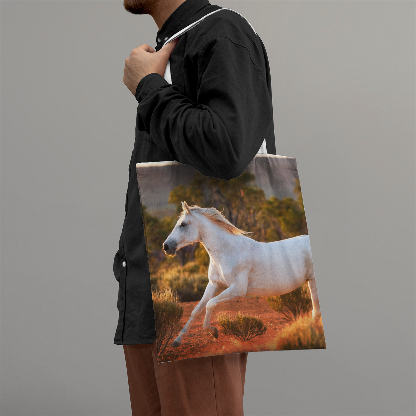 Casper Natural Canvas Tote Bags