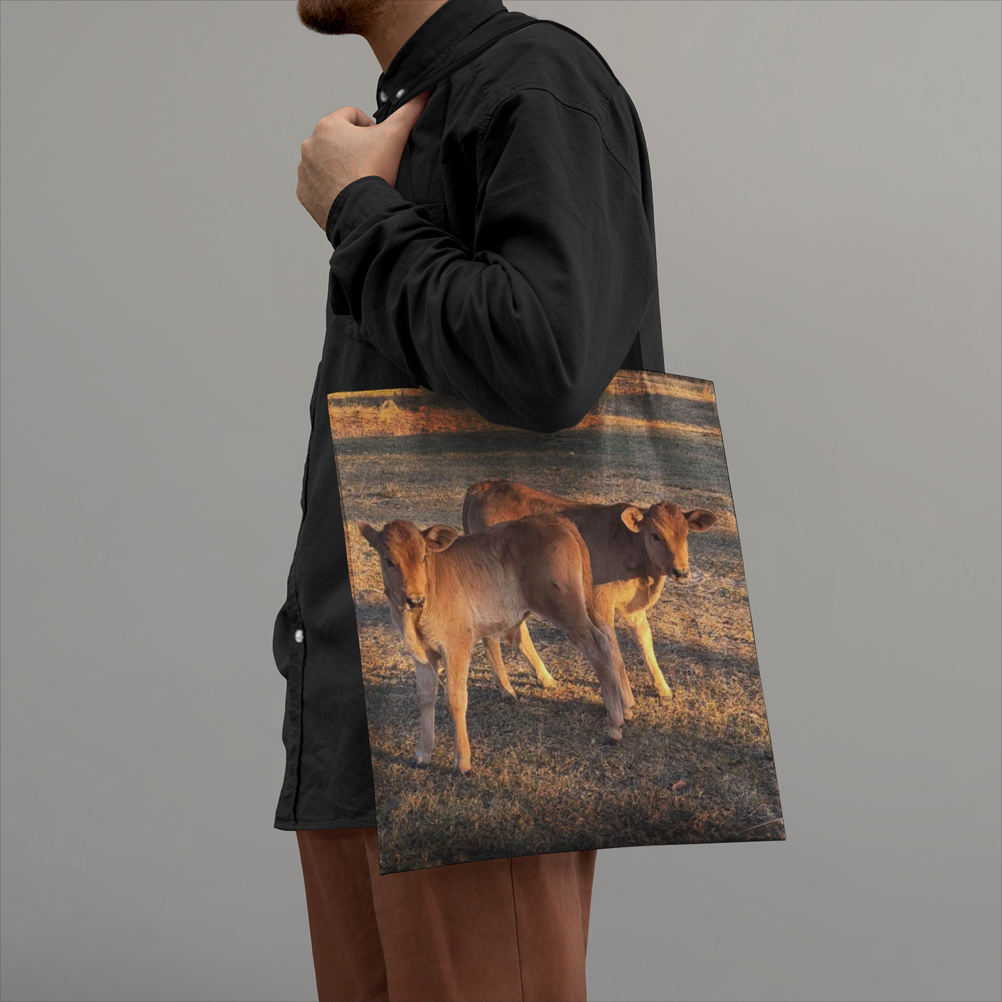 Bert & Ernie Natural Canvas Tote Bags