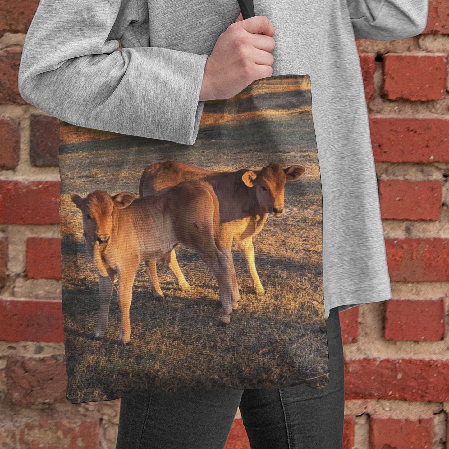 Bert & Ernie Natural Canvas Tote Bags