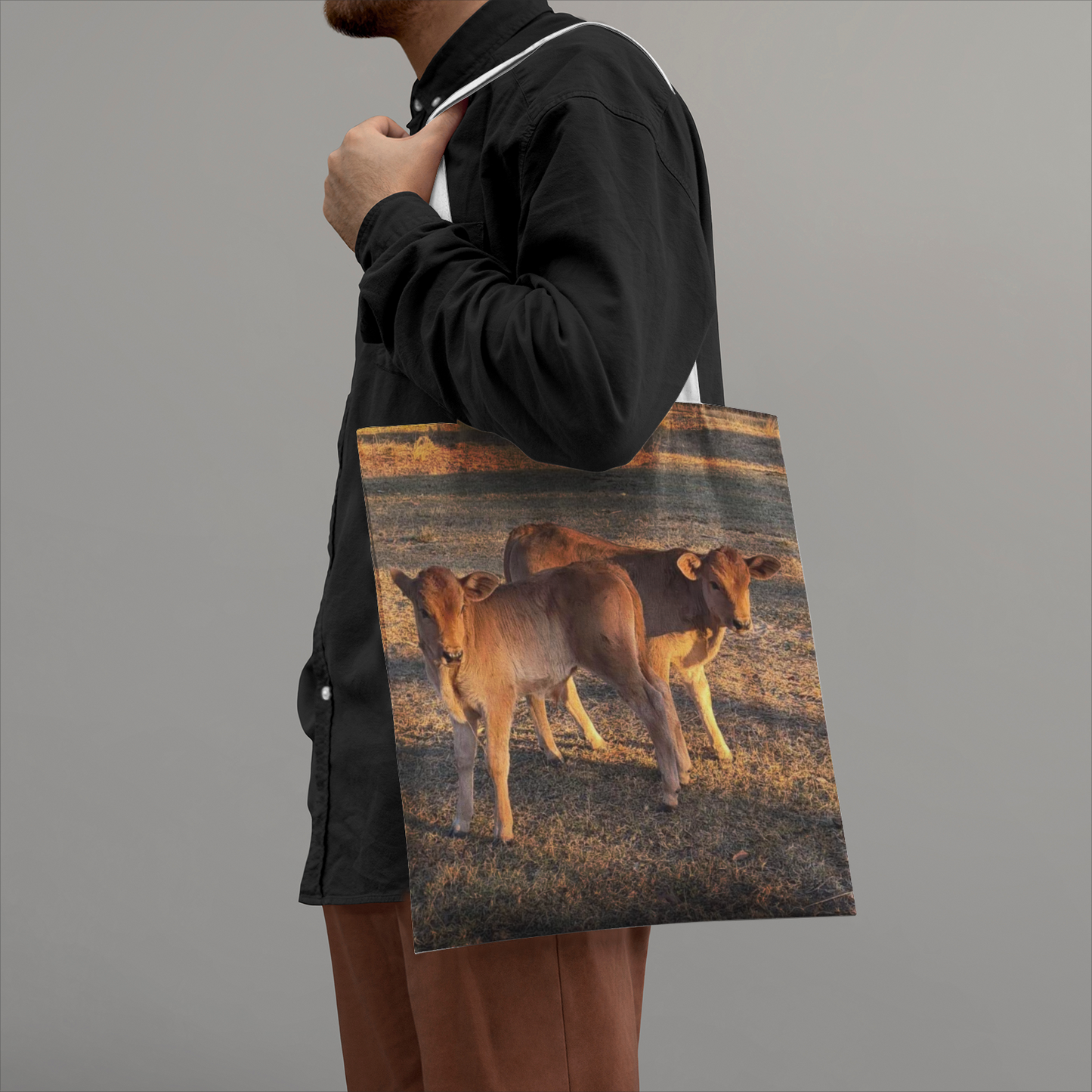 Bert & Ernie Natural Canvas Tote Bags