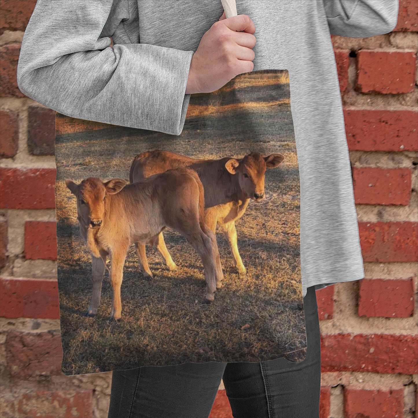 Bert & Ernie Natural Canvas Tote Bags