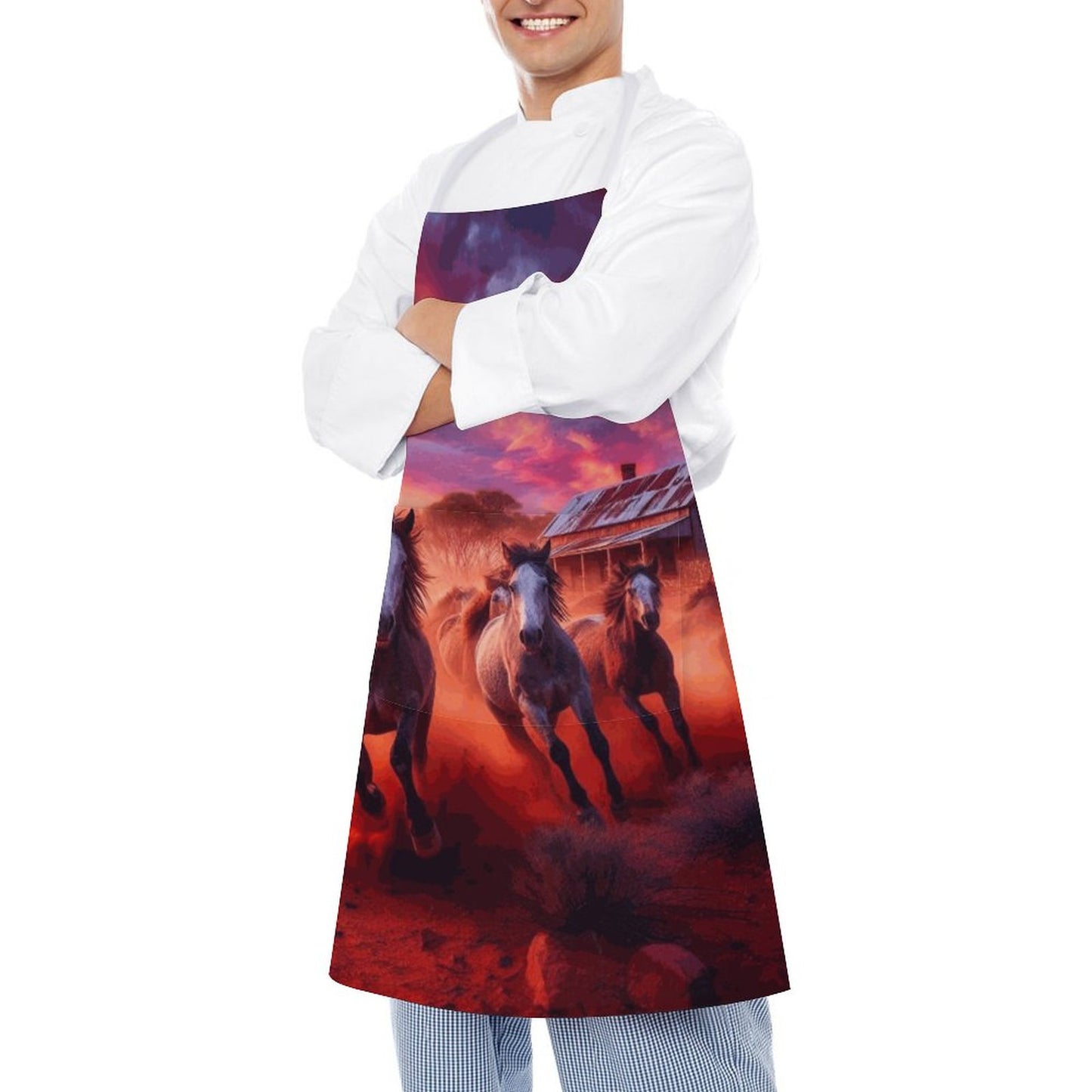 Running Free Adult Apron with Pocket
