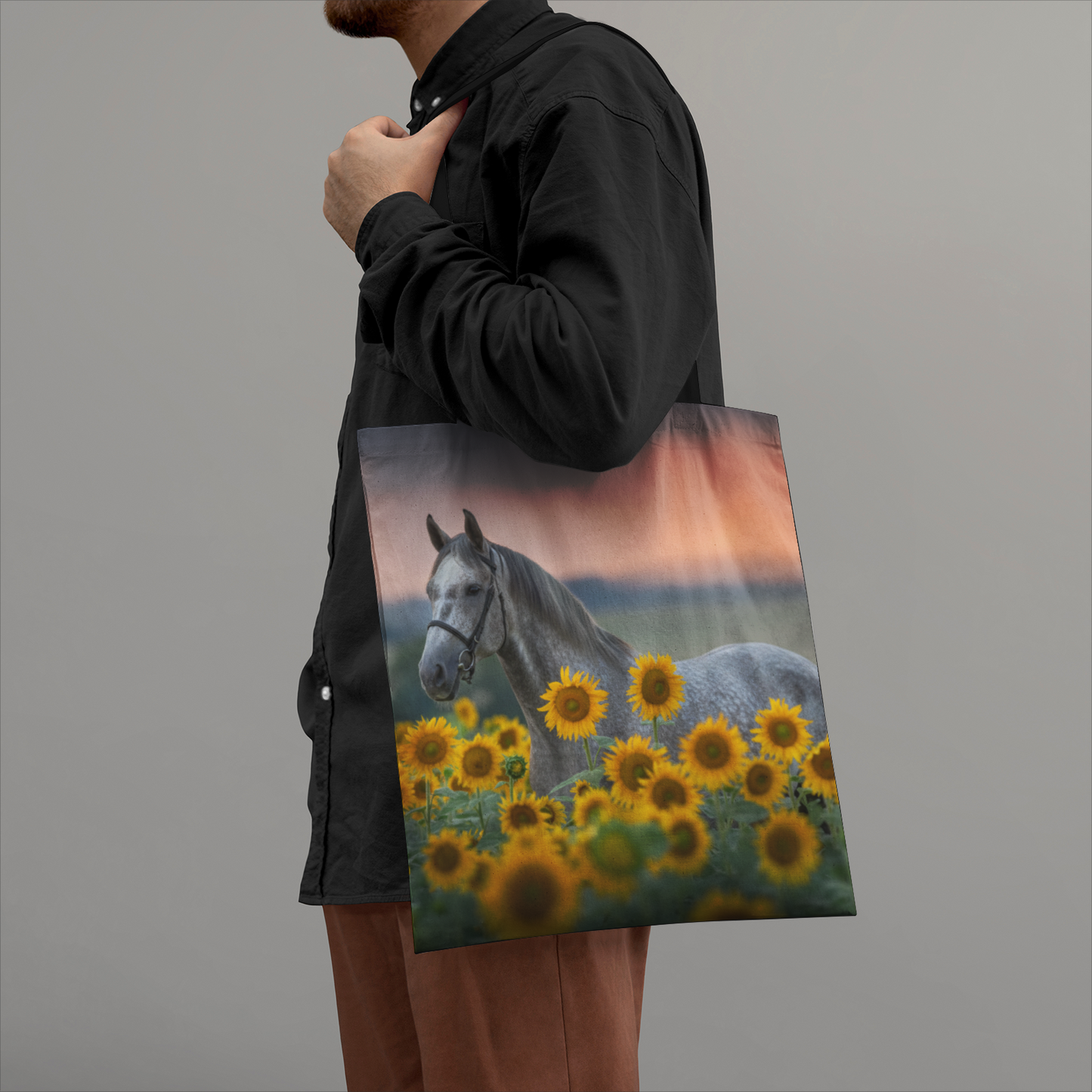 Rosalie Natural Canvas Tote Bags