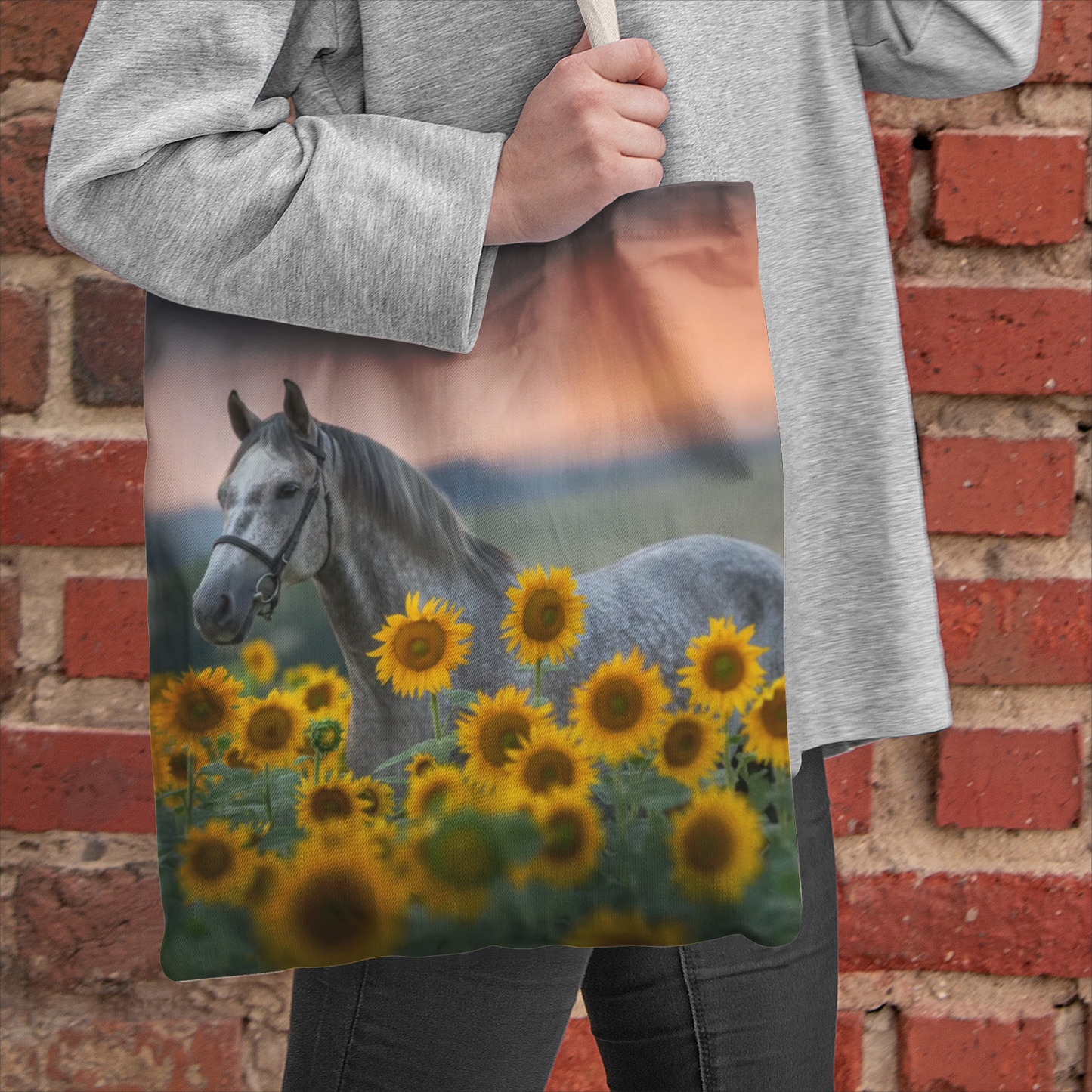 Rosalie Natural Canvas Tote Bags