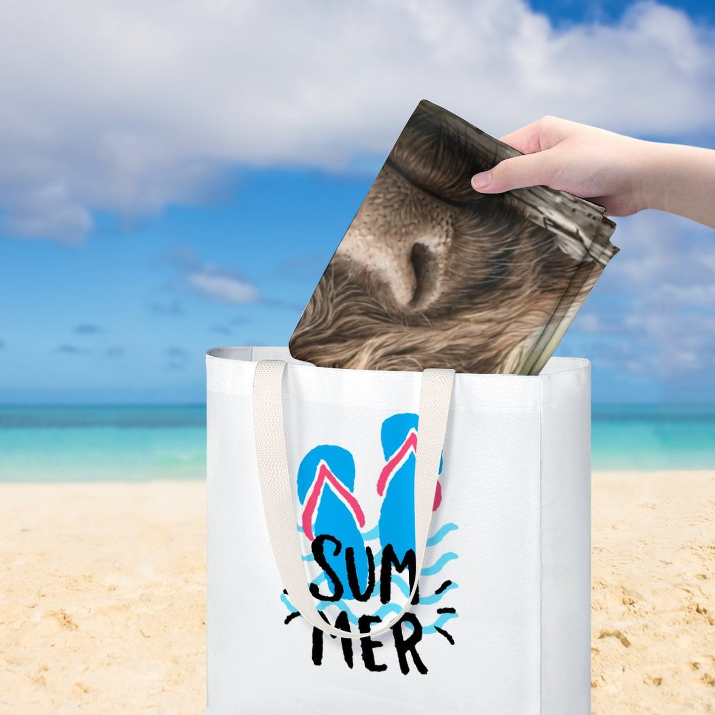 Brandy Beach Towel for Adults