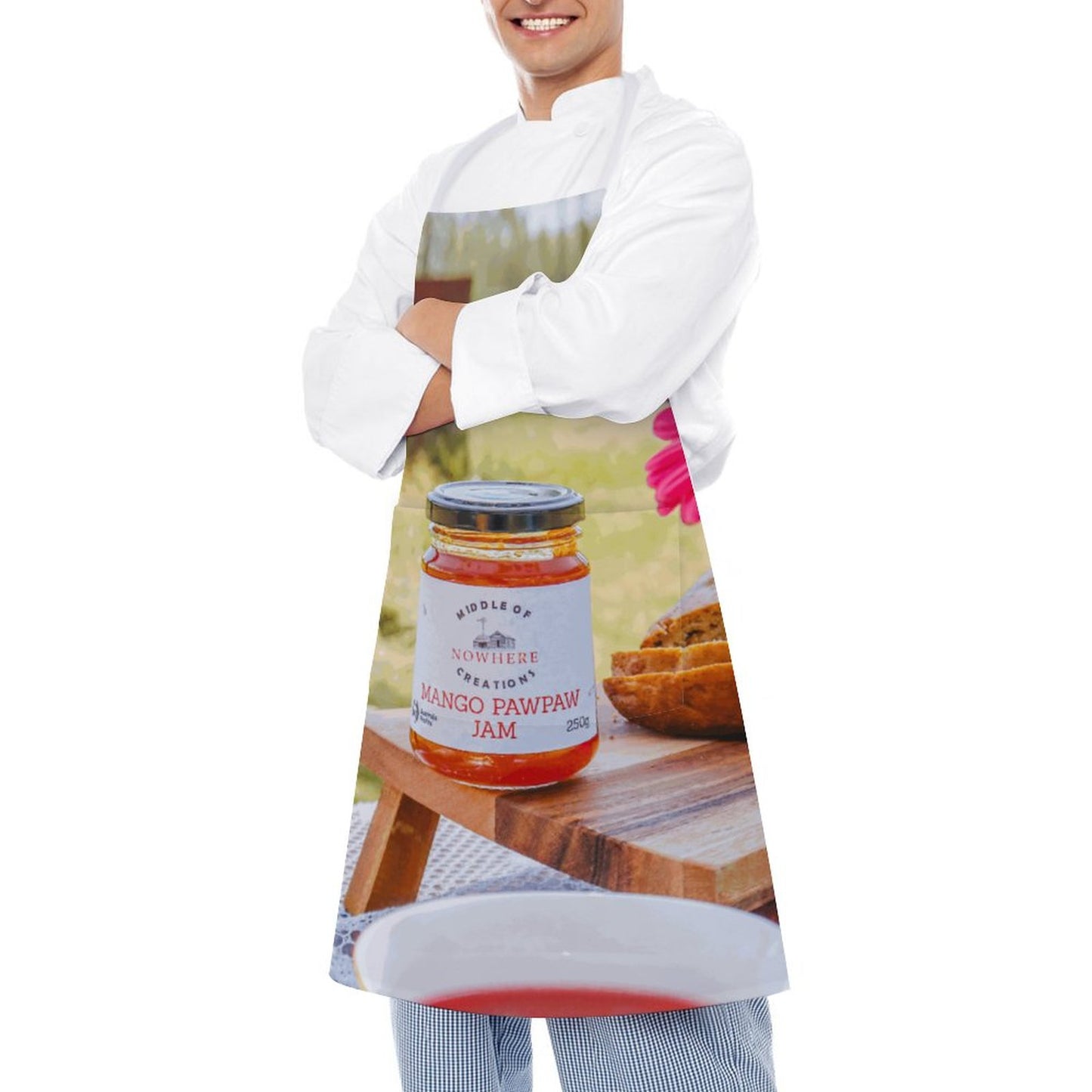 Mango Pawpaw Adult Apron with Pocket