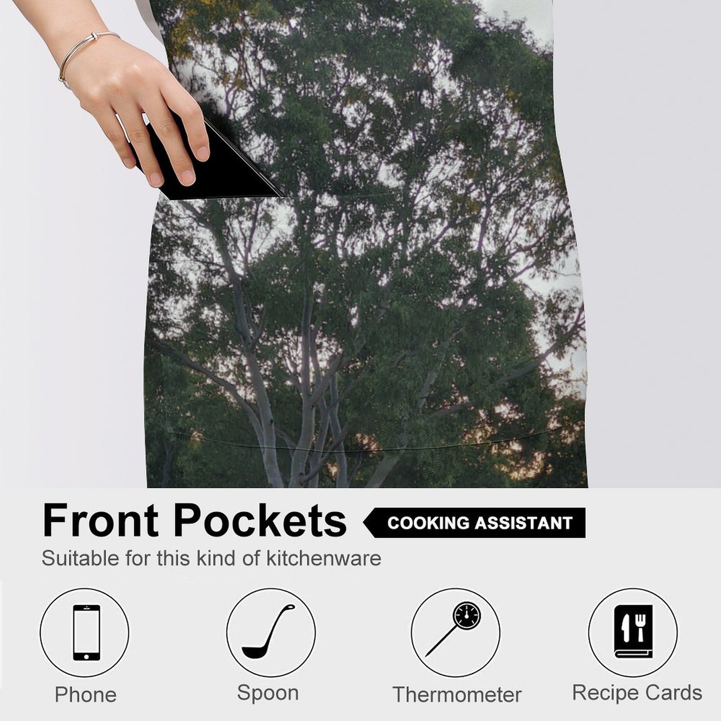 Gumtree Sunset Adult Apron with Pocket