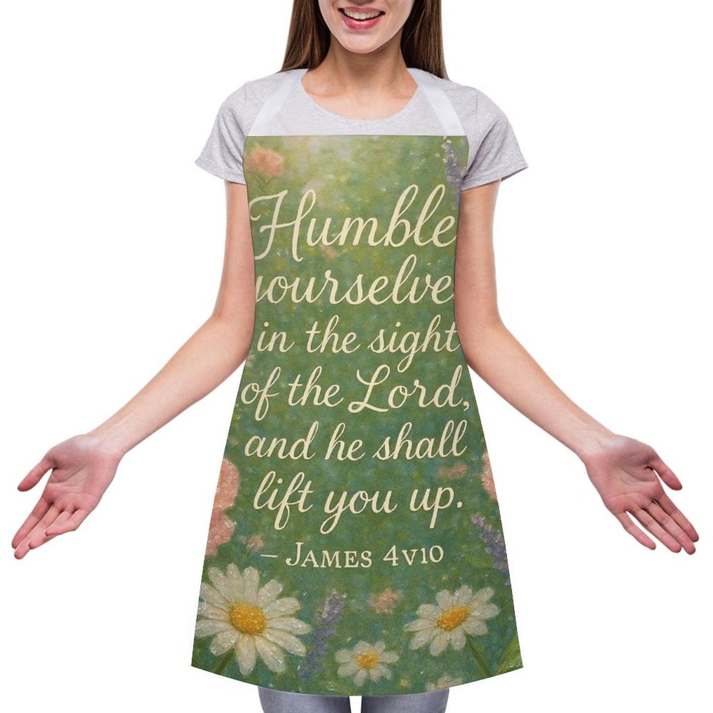 Humble Yourselves Adult Apron with Pocket