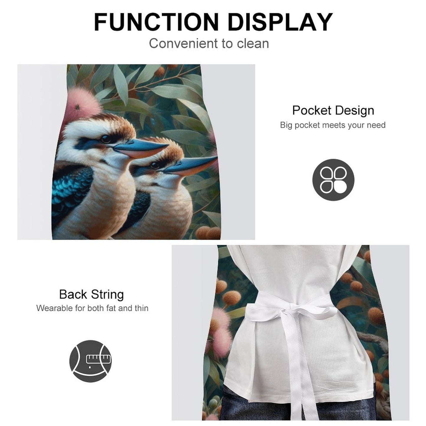Amelia Adult Apron with Pocket
