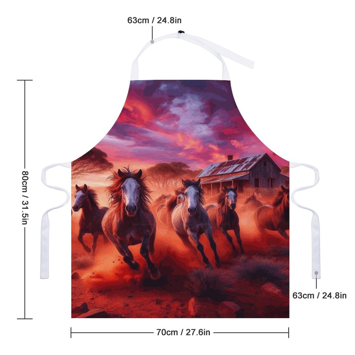 Running Free Adult Apron with Pocket