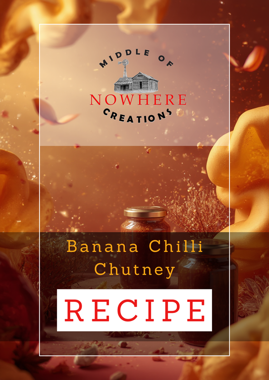 Banana Chilli Chutney Gourmet Preserve Recipe – PDF Download
