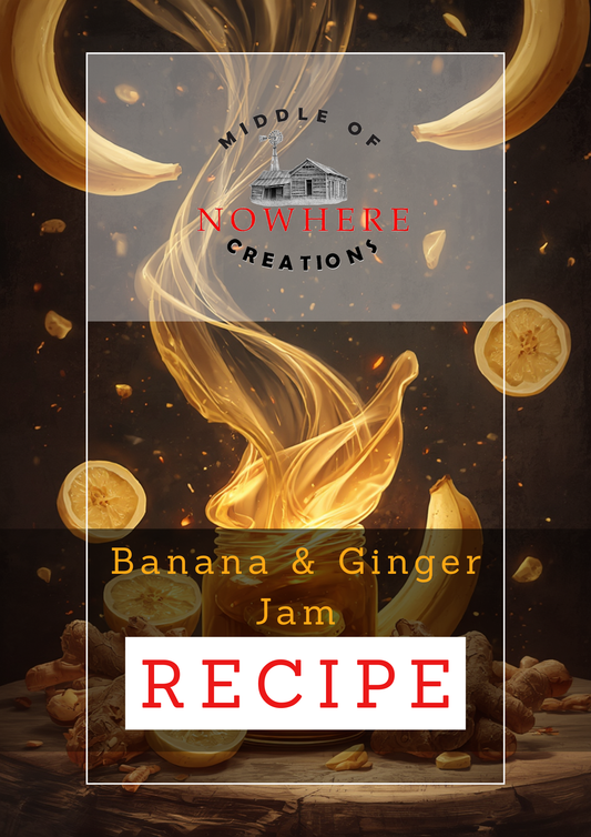 Banana & Ginger Jam Gourmet Preserve Recipe – PDF Download