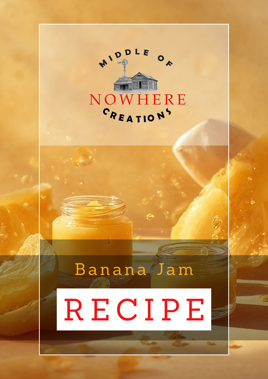 Banana Jam Gourmet Preserve Recipe – PDF Download
