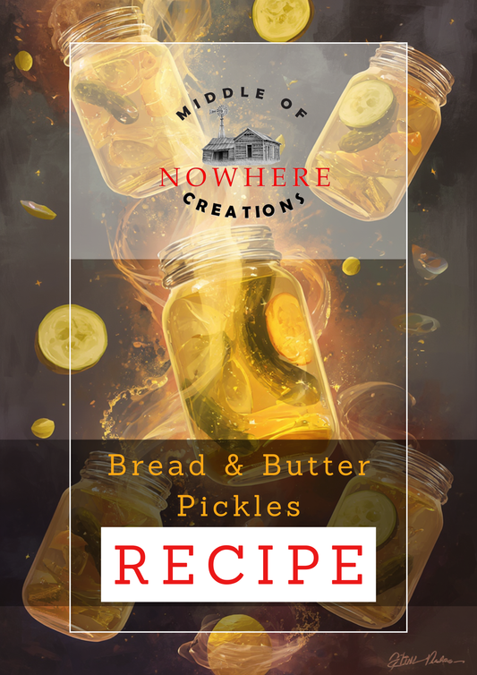 Bread & Butter Pickles Gourmet Preserve Recipe – PDF Download