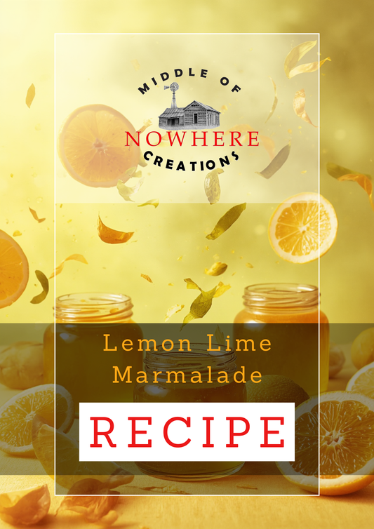 Lemon Lime Marmalade Gourmet Preserve Recipe – PDF Download