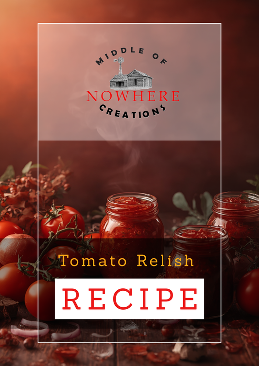 Tomato Relish Gourmet Preserve Recipe – PDF Download